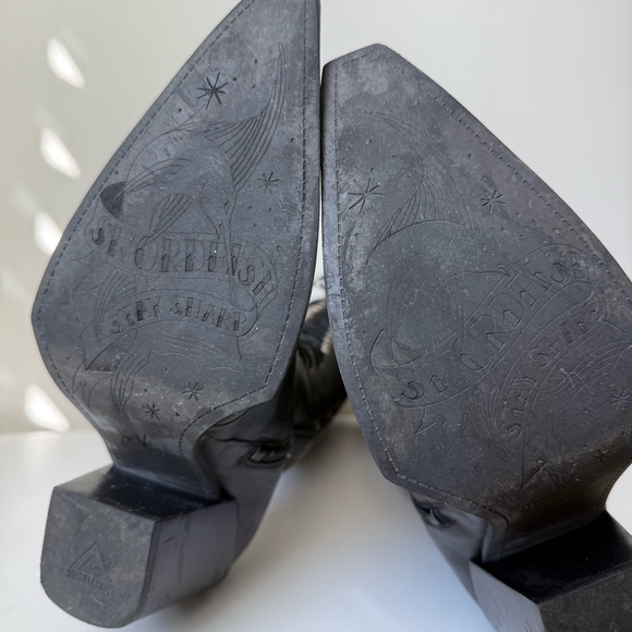 John Fluevog Swordfish HI Abstract Candy Tall Swordfish Boots - Picture 8 of 13